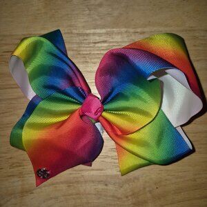 Jojo Siwa Rainbow Clip In Bow Pre-Owned St. Patrick's Day